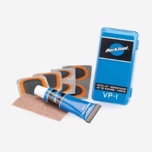 Park Tool VP-1 Vulcanizing Patch Kit for for Bicycle Tube Repair - Set of 6 Patches & Adhesive